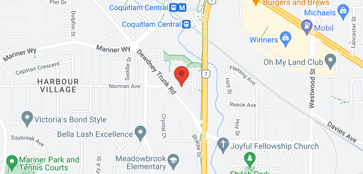 map of 83 2900 NORMAN AVENUE